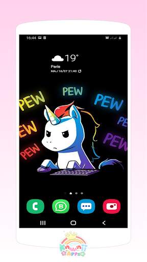 Kawaii Unicorn wallpapers cute background screenshot 11