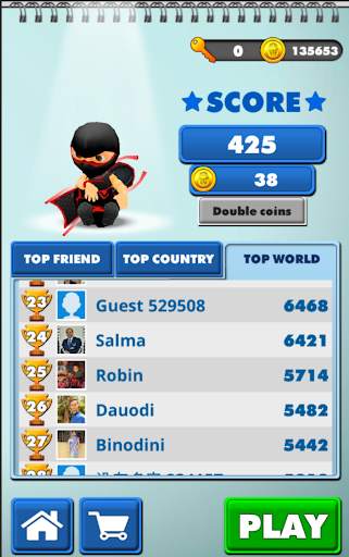 Subway Ninja Run:Surfer in the screenshot 5
