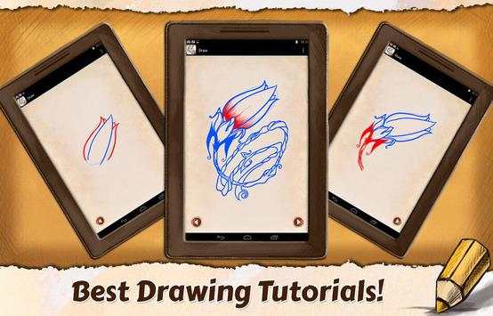 Art Draw Tattoo Flowers screenshot 8