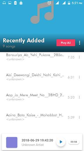 Music player screenshot 4