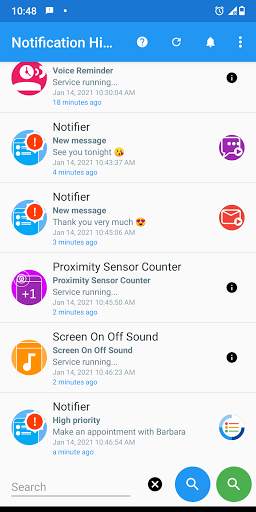 Notification History Log screenshot 7