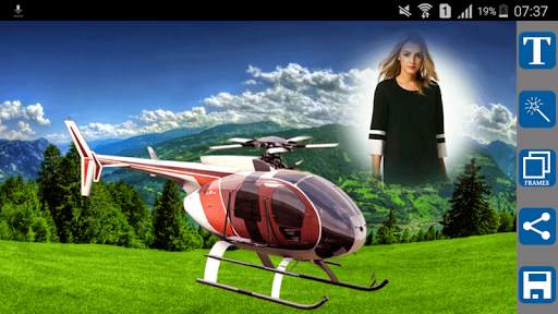 Helicopter Photo Frames 1 تصوير الشاشة