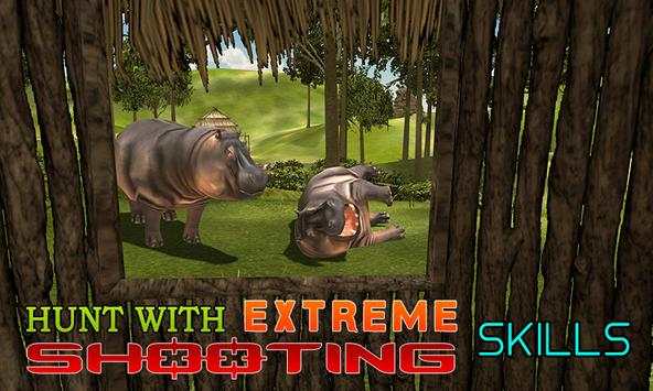 Angry Hippo Hunter Simulator screenshot 2