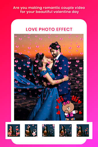 Romantic Love Video Maker screenshot 1