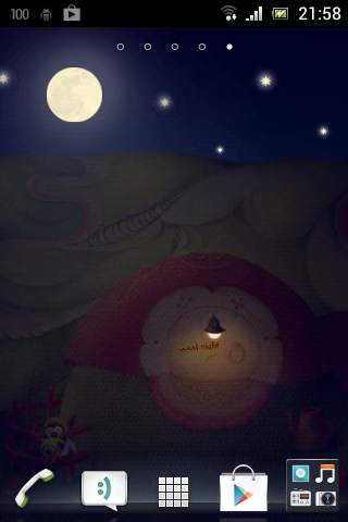 Fox Cartoon Art Live Wallpaper screenshot 2