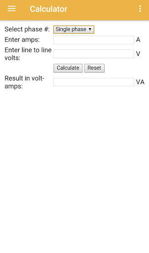 Electrical Calculator скриншот 2