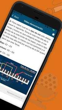 Entrenador Vocal - Clases de canto afinar la voz. screenshot 6