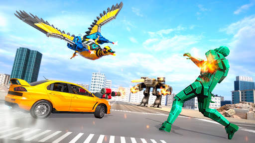 Duck Robot Car Transform Games screenshot 1