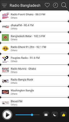 Bangladesh Radio Stations Online - Bangla FM AM screenshot 3