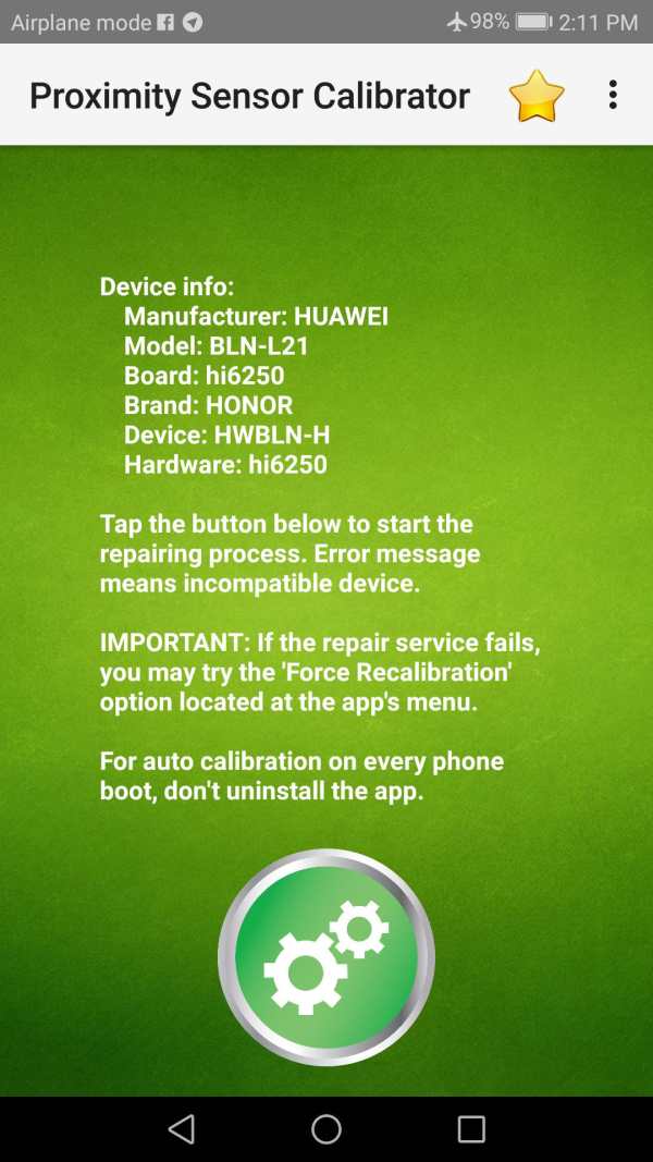 Proximity Sensor Calibrator (Root) screenshot 1