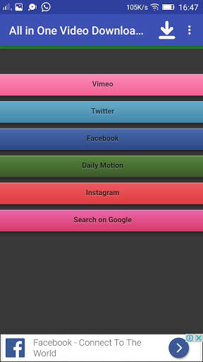 All in One Video Downloader screenshot 2