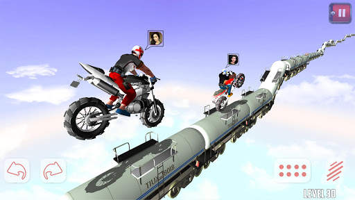 Dirt Bike Roof Top Racing Motocross ATV race games screenshot 7