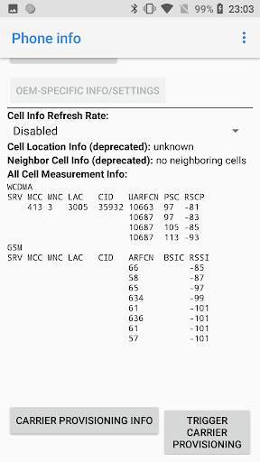 Mobile and Network info screenshot 4