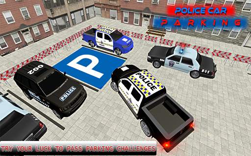 US Police Car Parking: Free Parking Games screenshot 1