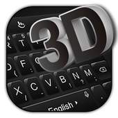 3D Simple Business Black Keyboard Theme 6.7.16.2019