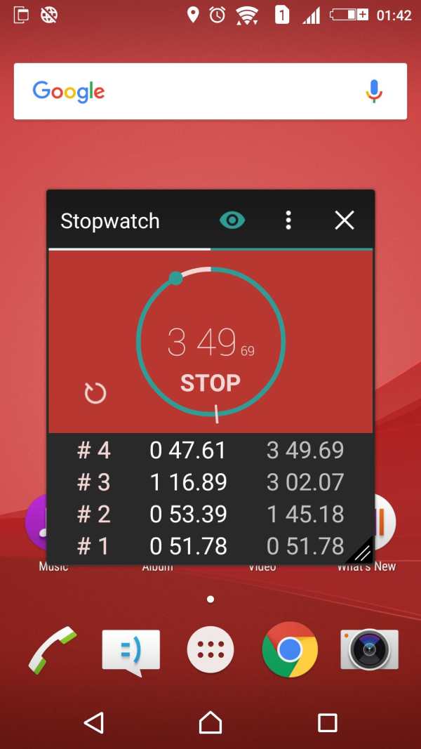 Stopwatch Lite Small App screenshot 5