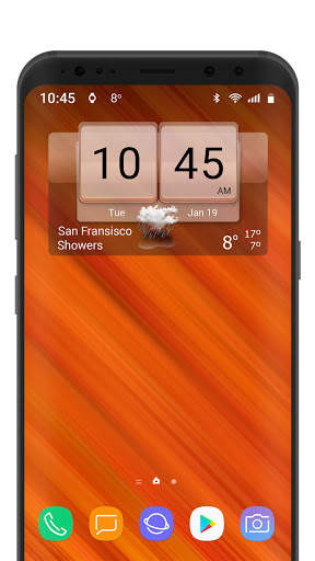 3D Flip Clock Theme Pack 02 screenshot 8
