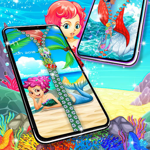 Mermaid lock screen screenshot 6