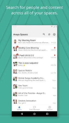 Avaya Spaces скриншот 2
