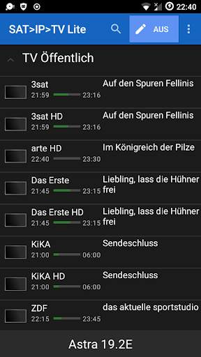 SAT>IP>Mobile Lite screenshot 1