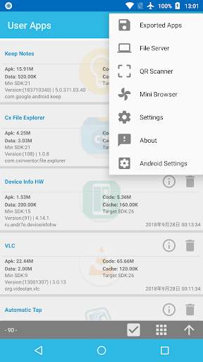 Fast Apps Manager 1 تصوير الشاشة