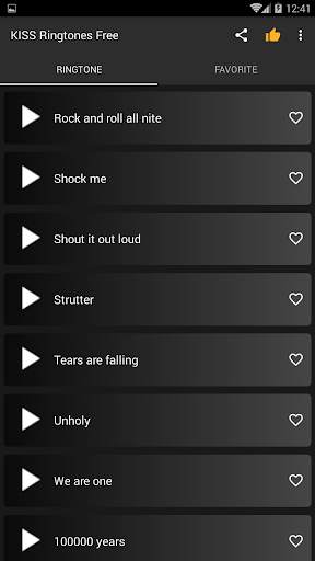 KISS ringtones free screenshot 3