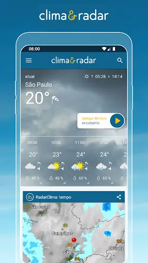 Clima&Radar: Previsão do tempo screenshot 1