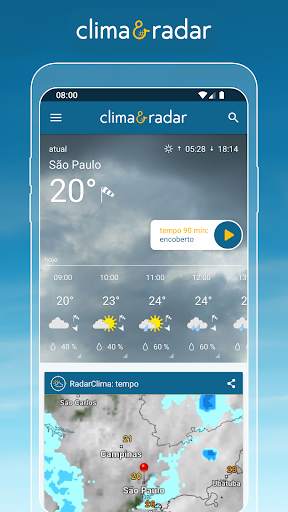 Clima&Radar: Previsão do tempo screenshot 1