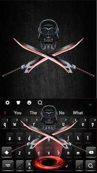 Neon Tech Evil Skull 3D Theme screenshot 1