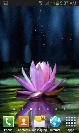 Magical Lotus Live Wallpaper screenshot 2