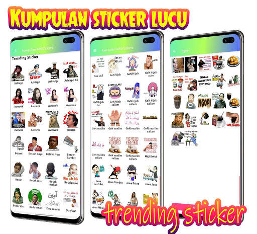 Kumpulan Sticker Lucu Keren WAStickerApps WhatsApp screenshot 3
