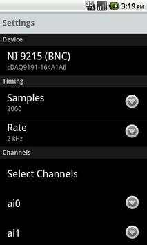 NI cDAQ-9191 Data Display screenshot 3