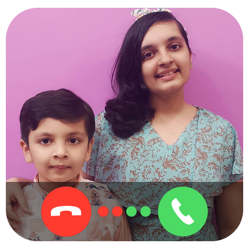 aayu and pihu Calling You 📱 Fake Chat &amp; Video icon