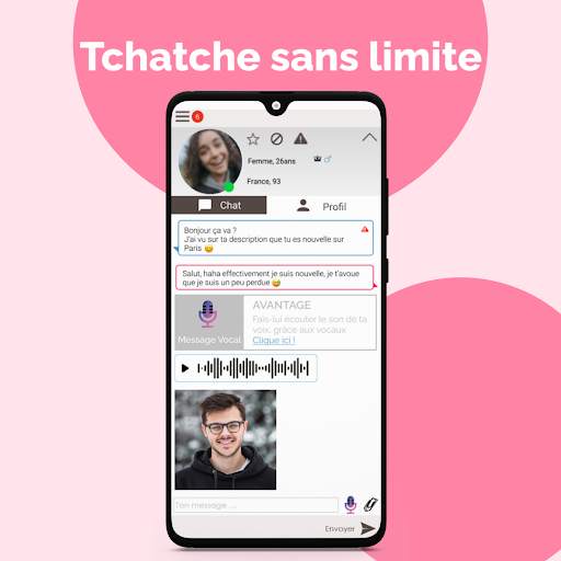 Tchatche : site de rencontre 5 تصوير الشاشة