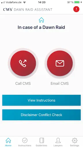 CMS Dawn Raid App screenshot 2