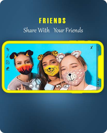 Camera Face Selfi Crown-Stickers Snapchat Editor screenshot 6