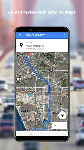 Gps навигатор и карта маршрута скриншот 3