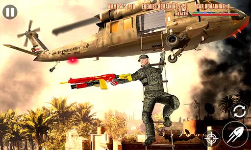 Helicopter Strike 3D - Air Gunship Battle Games screenshot 2