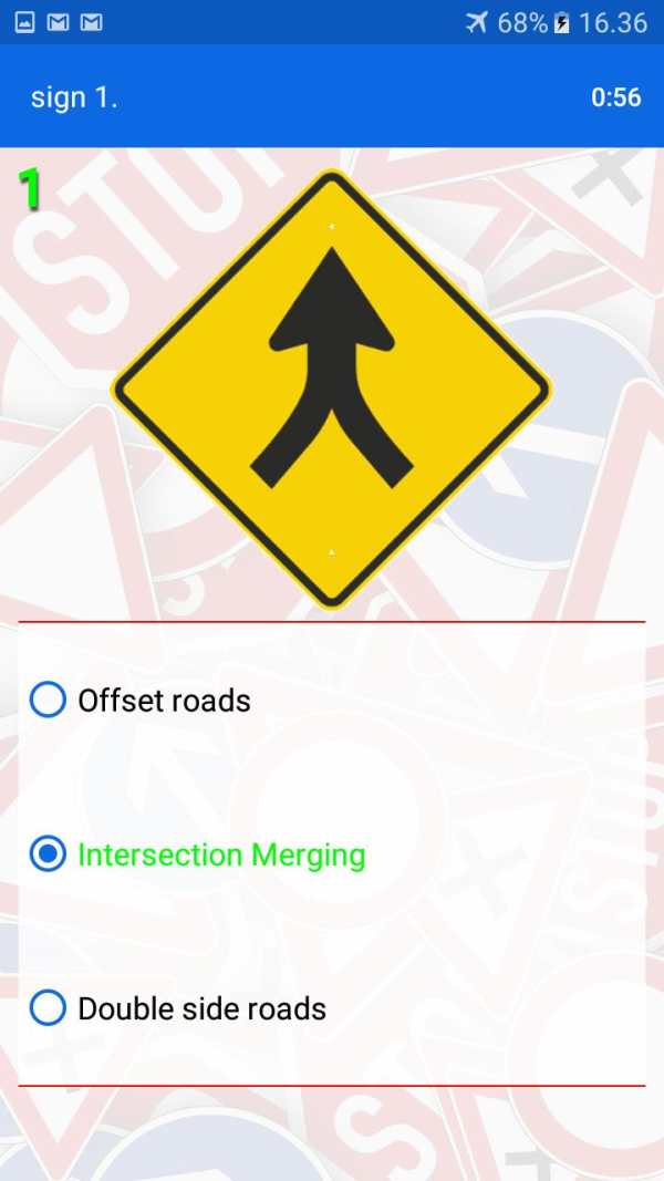 Trafic and road signs screenshot 7