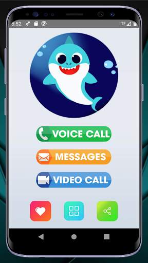 Funny Baby Shark fake video call screenshot 4