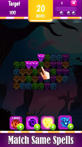 Spell Crush: 2020 Match 3 Free Puzzle Game screenshot 1