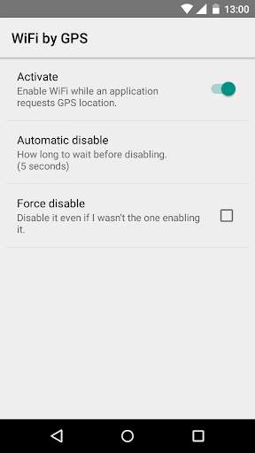 WiFi by GPS (Battery) screenshot 1