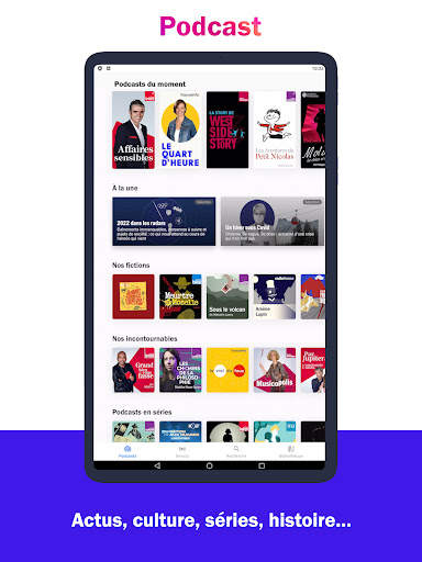 Radio France : radios, podcast screenshot 2
