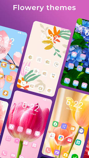 Flower Launcher, beauty themes screenshot 2