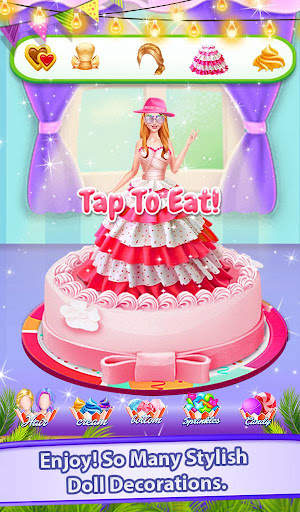 Chocolate Ice Cream Doll Cake screenshot 10
