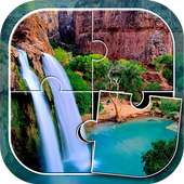 Waterfall Jigsaw Puzzles logo