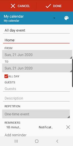 Calendar App - Calendar 2020 Agenda Reminder screenshot 2