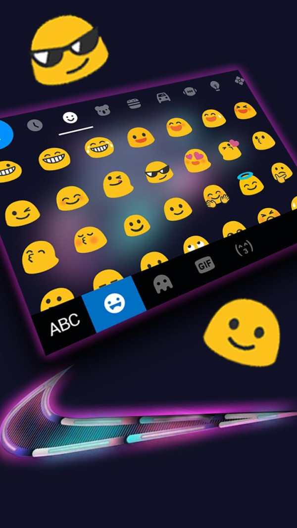 Hologram Sneaker Wike Keyboard Theme 3 تصوير الشاشة