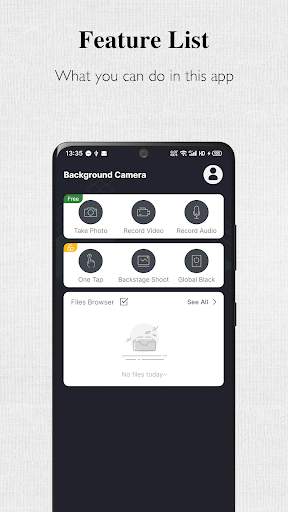 Background Camera~No preview screenshot 2