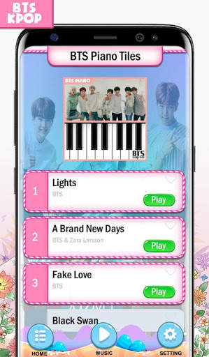 BTS Army Piano Magic Tiles screenshot 1